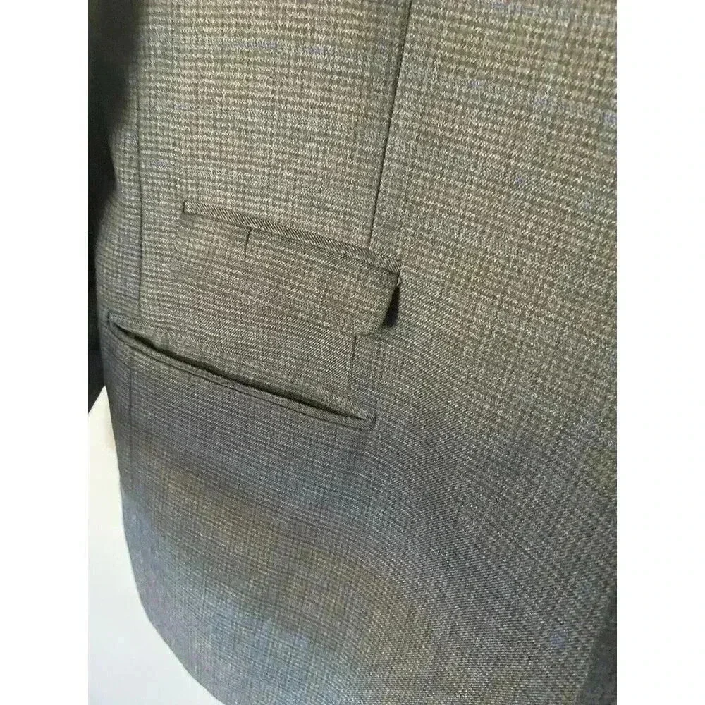 Ralph Lauren Charcoal Mens Sport Jacket Blazer Size‎ 50 R Elbow Patches Business